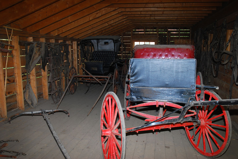 Производство и ремонт повозок. Fort Edmonton Park. Edmonton, 2012