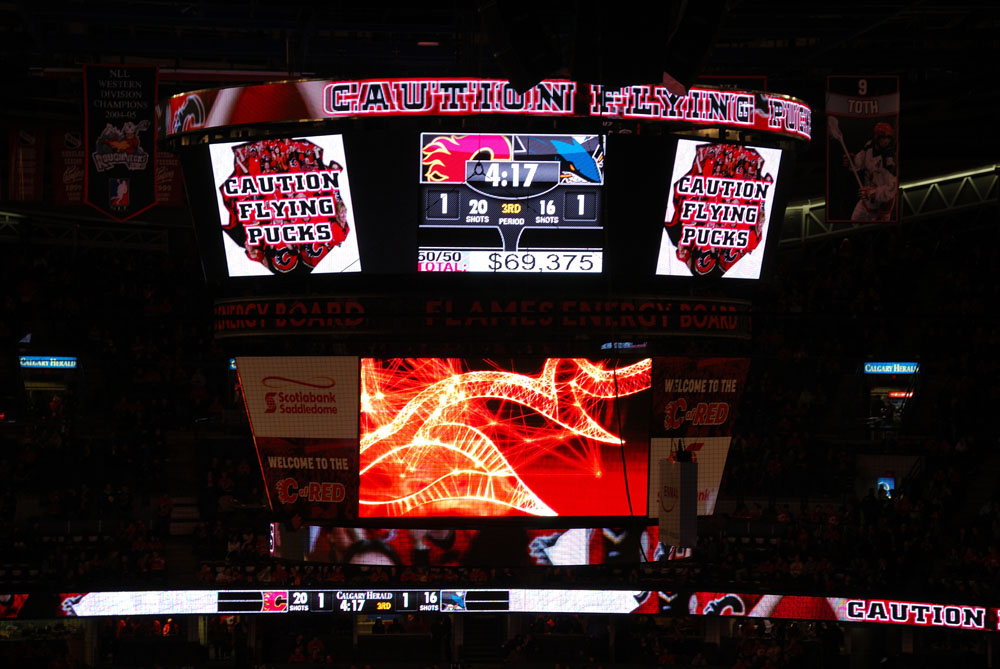 Calgary Flames vs. Sharks. Март, 2013