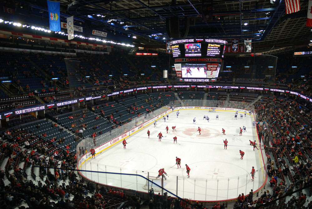 Calgary Flames vs. Sharks. Март, 2013